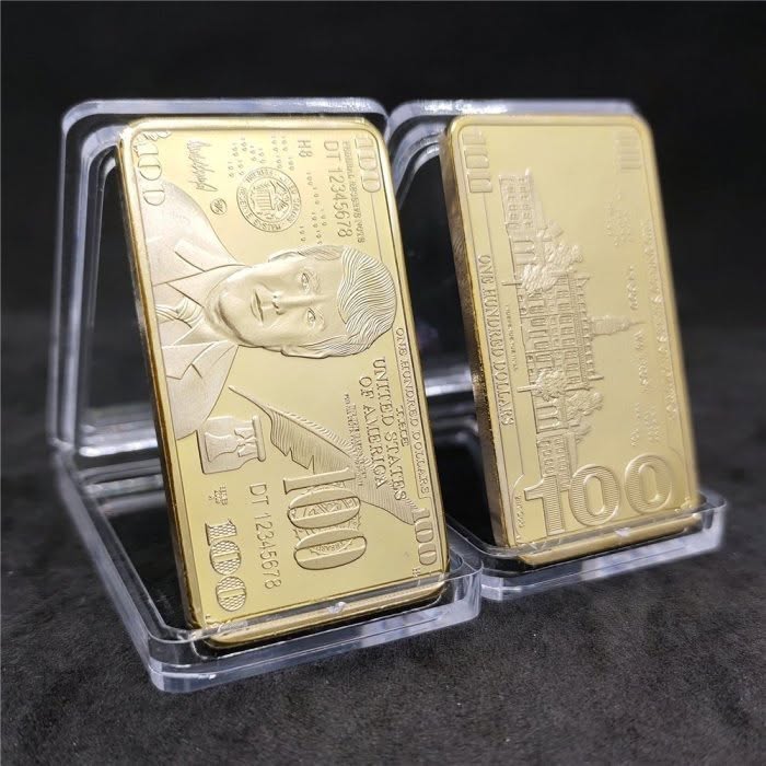 Trump 2026 Gold Bar CERTIFIED