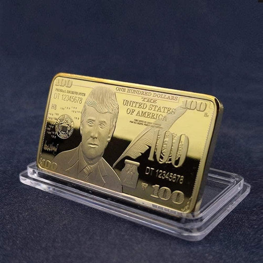 Trump 2026 Gold Bar CERTIFIED