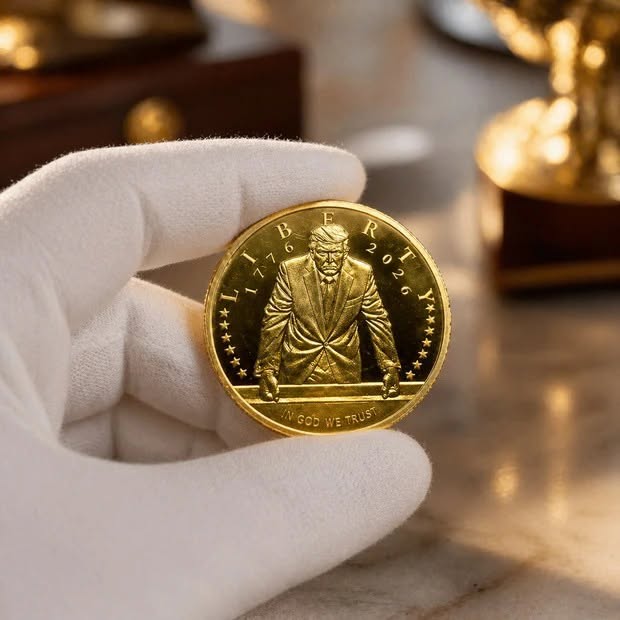 250 Years Anniversary CERTIFIED Trump 2026 Gold Coin